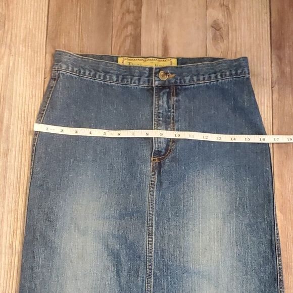 Vintage denim maxi skirt - Picture 6 of 8